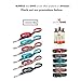 Buju Citizen K9 Dog Leash – 5ft Strong Training Pet Leashes - Red Buffalo Plaid - Padded Handle for Large Medium & Small Dogs – Reflective Leash with Matching Collar Available - Pet Accessories