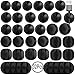 Outee 32 Pcs Cable Clips Wire 5 Sizes Cord Clips Cable Adhesive Cord Management Wire Holder System Home Office Car Desk Accessories Gift for Families Friend