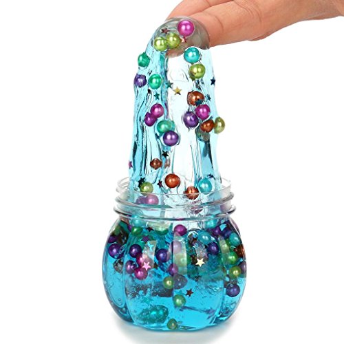Morecome Pumpkin Jelly Toy Soft Slime Scented Stress Relief Toy Fun Sludge Toys (B) - Thumbnail 6