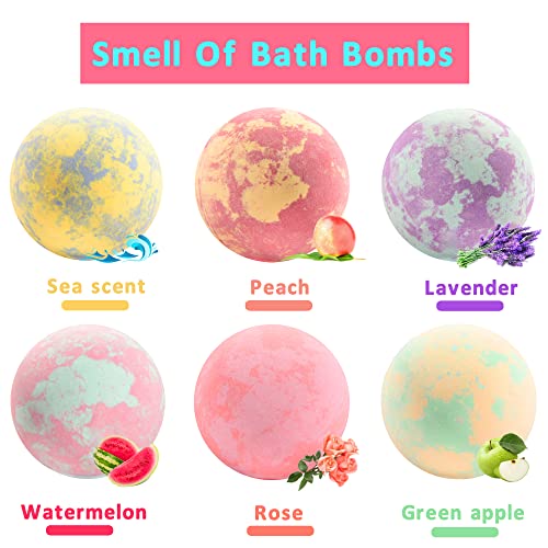 Unicorn Bath Bombs with Surprise Inside for Kids Girls, Kids Bath Bombs