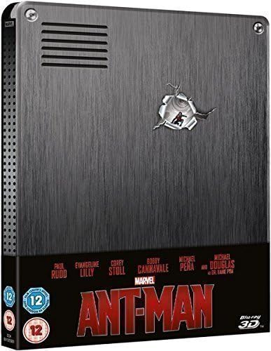 ANT-MAN 3D + 2D UK Bluray Steelbook Limited Collector's Edition Steelbook region free