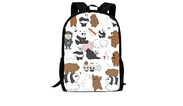 we bare bears school bag