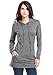 VESSOS Women's Long Sleeve Sweatshirt Crewneck Pocket Fleece Tunic Slim Fit Hoodie - Christmas