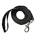 10 Feet Dog Leash Nylon Training Leash Dog Traction Rope Black Dog Leashes for Small Dogs, Great for Dog Training, Play, Camping or Backyard.