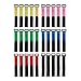 DROK Reusable 30 Pcs Adhesive Fastening Cable Ties 8 Inches Adjustable Hook and Loop Wire Cord Straps with Buckle and Eyelet - 300366