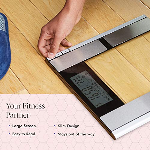 Vanity Planet Work It Digital Scale and Body Analyzer- Scales for Body Weight, Body Fat, Muscle Mass, Bone Density, Water Weight, 397 Pound Capacity - Thumbnail 3
