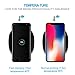 Veneibe 7.5W Fast Wireless Charger For iPhone X/8/8 Plus With 10W Qi Wireless Charging Pad For Samsung Galaxy S9 S9 Plus Note 8 S8 S8 Plus All Qi-Enabled Devices (No AC Adapter)