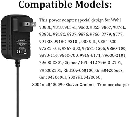 wahl 9818 replacement charger