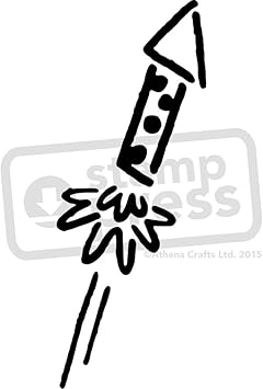 Amazon A5 花火rocket 壁ステンシル テンプレート Ws Stamp Press キッチン用品 通販