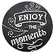 Angelstar Chalkboard Round 4 Piece Coaster Set, 4