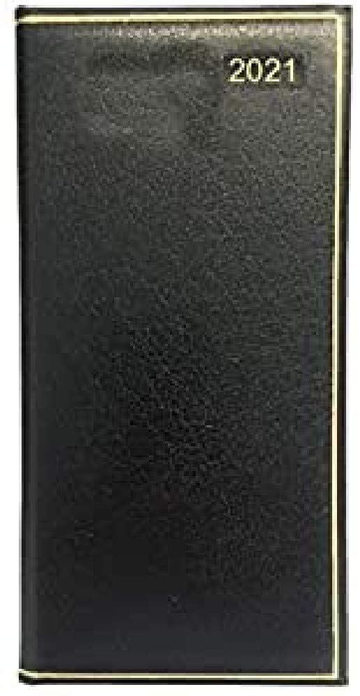 Charfleet Dataday Black Slim 2021 Diary Dataday Slim Diary Ref - SL7US