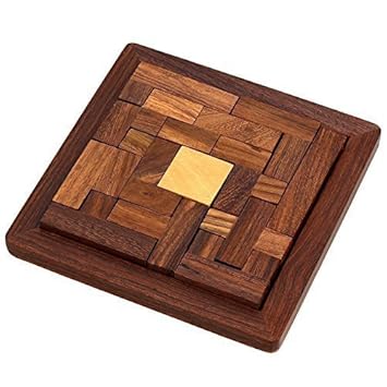 puzzle de madera cuadrado