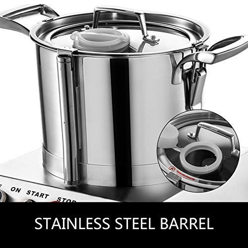 VBENLEM 110V Commercial Food Processor 4L Capacity 550W Electric Food Cutter 1400RPM Stainless