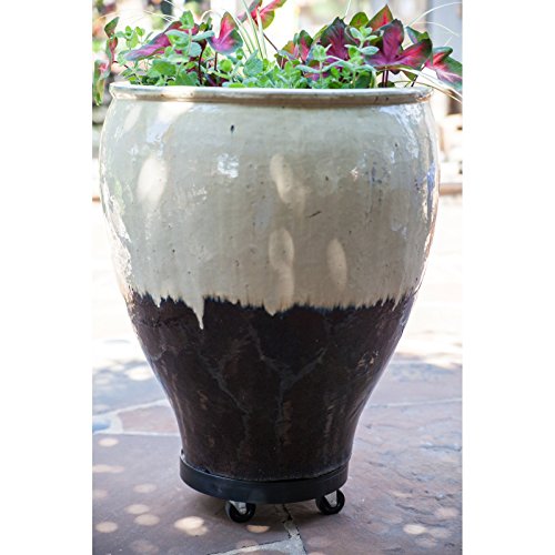 DeVault DEV3015TC 12 Inch Plant Dolly with Hole Terra Cotta