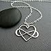 Everyday you change the world • 925 Sterling Silver • Infinity Heart Necklace • Gratitude Appreciation Gifts for Women • Inspirational Jewelry