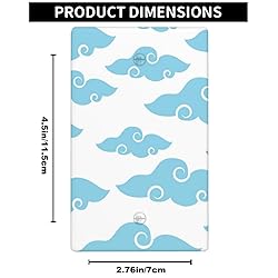 Pznen Light Switch Cover Plate, Big Floating Clouds