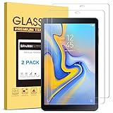 [2 Pack] Galaxy Tab A 10.5 Screen Protector, SPARIN Tempered Glass - Anti-Scratch 9H Hardness for Samsung Galaxy Tab A 10.5 inch 2018 Released(SM-T590, SM-T595),NOT fit for Galaxy Tab A 10.1 or others