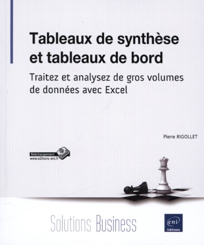 Tableaux de synthèse et tableaux de bord