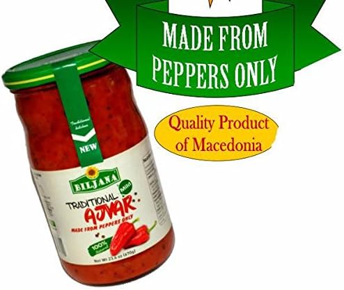 Biljana Traditional Mild Ajvar peppers only 100% Natural By: Egourmet