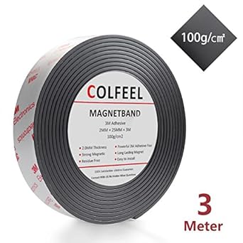 Rollo de Cinta Magnética, Imanes Súper Fuertes con Flexible Cinta ...