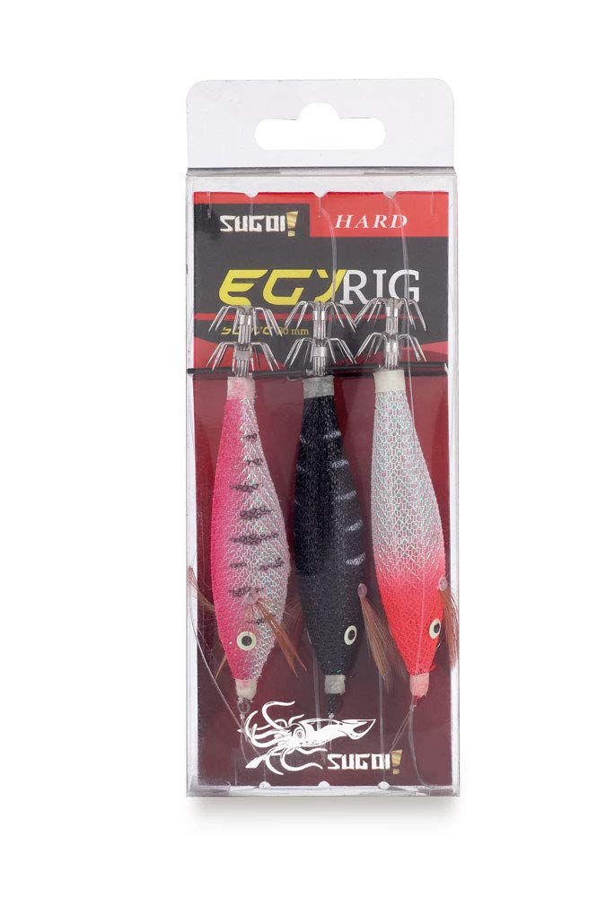 Sugoi Ready tataki line for squid fishing, EGI RIG 02, composed of Three Artificials.