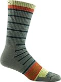 Darn Tough Via Ferrata Full Cushion Boot Socks - Men's Olive Large DISCONTINUED
