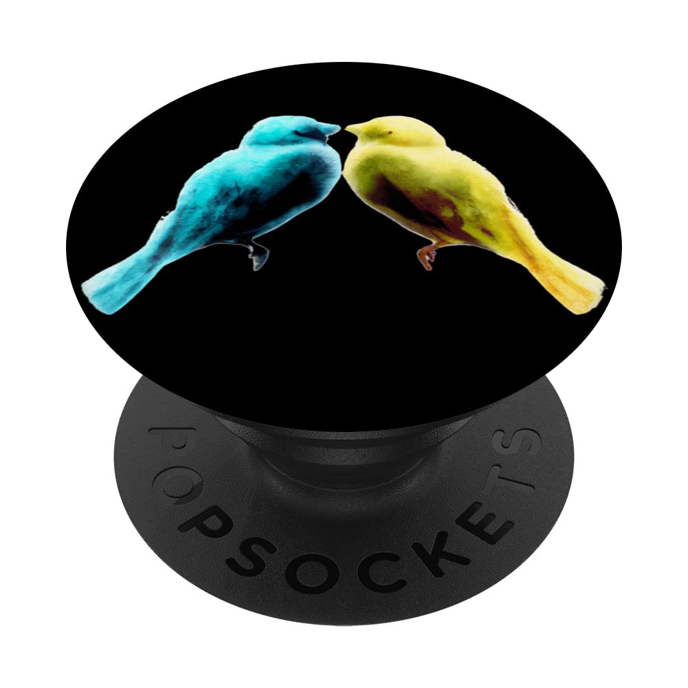 Kissing Birds PopSockets Swappable PopGrip