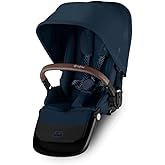 Cybex eGazelle/Gazelle S Second Seat, Ocean Blue | Extra Stroller Seat Attachment for Second Child, Detachable, Compatible w/ Gazelle S, for Infant to Toddler 3 Months-4 Years