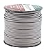 Mandala Crafts Faux Suede Cords Ice Gray Leather Cords for Jewelry Making - 2.65mm Leather Laces Leather Strips Flat Vegan Leather Strings for Dream Catchers Supplies