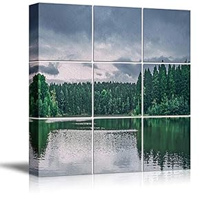 Calm Lake Home Artwork for Living Room Bedroom