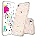 MOSNOVO Compatible for iPhone SE 2020 Case/iPhone 8 Case/iPhone 7 Case, Clear Colorful Confetti Pattern Print Design Girl Women with Transparent TPU Bumper Hard Back Case Cover for iPhone 7/8/SE 2nd
