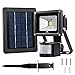 LTE 10W Solar Motion Sensor Light, 60W Halogen Lights Equivalent, 750 Lumen, Daylight White, IP65 Waterproof, Wall Lights, Solar Security Light, Outdoor Floodlight, PIR Light