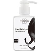 SOVONCARE Hair Color Depositing Conditioner, Black Semi-Permanent Tint for Colored Hair, 5.28 OZ, Vibrant Results in 10 Mins, Cruelty-Free Haircare