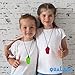 Sensory Chew Necklace for Kids, Boys or Girls - Chewing Necklace Teething Necklace Teether Necklace Chew Toys Teething Toys - Designed for Chewing, Autism Sensory Teether Toy