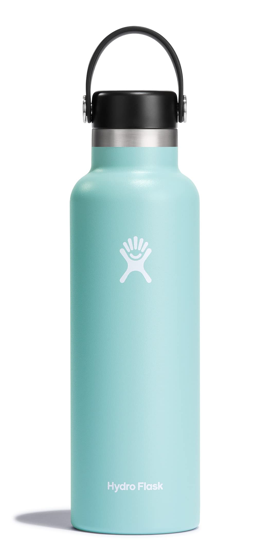 HYDRO FLASK - Water Bottle 621 ml (21 oz) - Vacuum Insulated Stainless Steel Water Bottle with Leak Proof Flex Cap and Powder Coat - BPA-Free - Standard Mouth - Dew — image 1