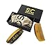 Beard Brush & Comb For Men With Gift Box and Nylon Bag. Real Boar Bristle Beard Kit for Styling, Shaping & Grooming. Compact Beard Grooming Set. Natural Hair Brush for Balms and Oils by Stone & Clark
