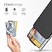 iPhone 8 / iPhone 7 Case, DesignSkin [Slider] [Sliding Card Holder Slot] Extreme Heavy Duty 3-Layer Bumper Protection Wallet Cover with Card Holder Case Cover for iPhone 7/8 - Titanium Black