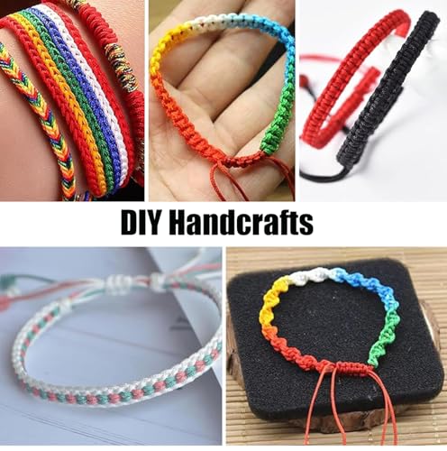 Wxinsheng Knitting Disc, 2 Pieces Braided Plate for Handmade Fabric, Braided Cord, Jewelry with Beads and DIY Projects (Round + Square)