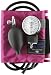 MABIS MatchMates Aneroid Sphygmomanometer Manual Blood Pressure Monitor Kit with Calibrated Nylon Cuff and Carrying Case, Professional Quality, Magenta