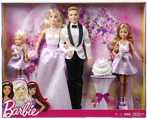 barbie bride and groom set