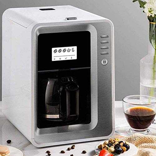 1yess Kaffeemaschine 5 Minuten Frisch gemahlene 3 Ebene der Konzentration Einstellbare Intelligente-Cup Kaffeebohnen… – Bild 3