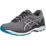 ASICS Men's GT-2000 5 Running Shoe, Carbon/Silver/Island Blue, 7.5 2E US