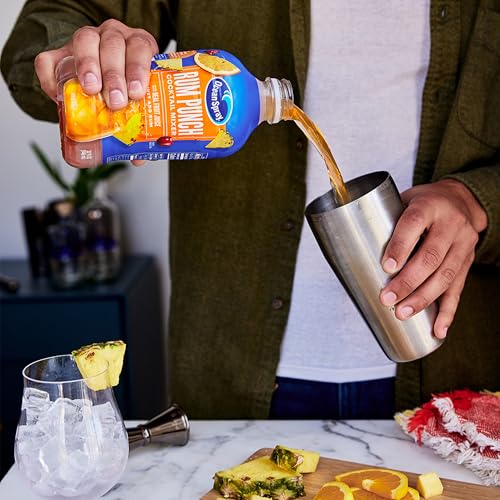OCEAN SPRAY® RUM PUNCH COCKTAIL MIXER, DRINK MIXER MADE WITH REAL FRUIT JUICE, 32 FL OZ BOTTLE