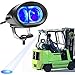 PowerBean Blue Forklift Safety Light Spot Light Warehouse Pedestrian Safe Warning Light Offroad Race Lamp, 12V 24V 48V 60V LED, CREE LED, 10W, Waterproof PI 68 (Toughened Convex Lens)