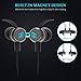 Wireless Headphones, Waterproof Built-in Mic Bluetooth Earphones, with Magnetic Connection, Noise Cancelling in-Ear Earbud Headphones for Sports, Exercise, Running, Gym (Black)thumb 3