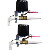 UseeLink Smart WiFi Water/Gas Valve,Compatible with Alexa and Google Assistant,Application Program iOS/Android-2 Pack