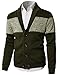 H2H Mens Casual Premium Slim Fit Knitted Jackets Thermal Warm Long Sleeve of Various Styles
