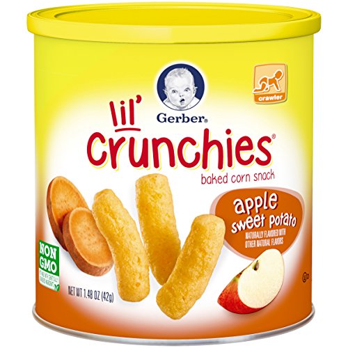Gerber Graduates Little Crunchies Whole Grain Corn Snacks Variety Pack, 1.48 Ounce (Pack of 6)