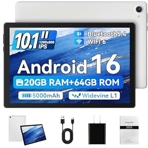 タブレット - FancyDay Android16 タブレット 10インチ 20GB+64GB+1TB拡張 WiFi6&Bluetooth5.4対応