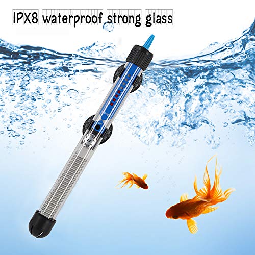 GMsound Aquarium Heater Submersible Fish Tank Water Heater Thermostat